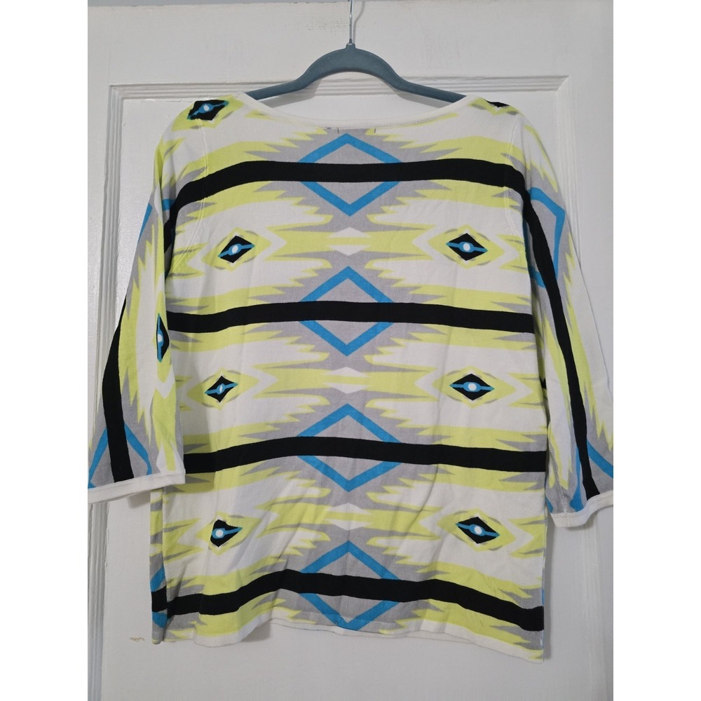 Evolution by Cyrus Aztec Sweater Size Medium - Picture 2 of 4